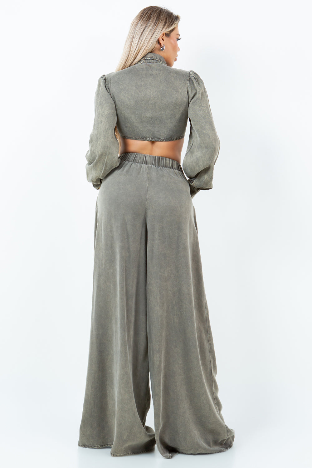 Tie-Front 2-Piece Set